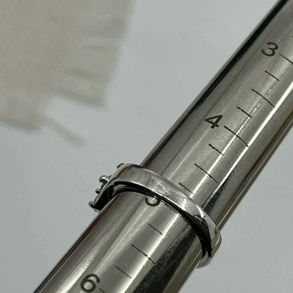 Vintage SETA Sterling Silver Amethyst & Peridot Cluster Ring Size 5 - Picture 11 of 16